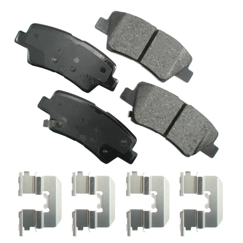 Akebono ACT1445 Disc Brake Pad Set - Rear