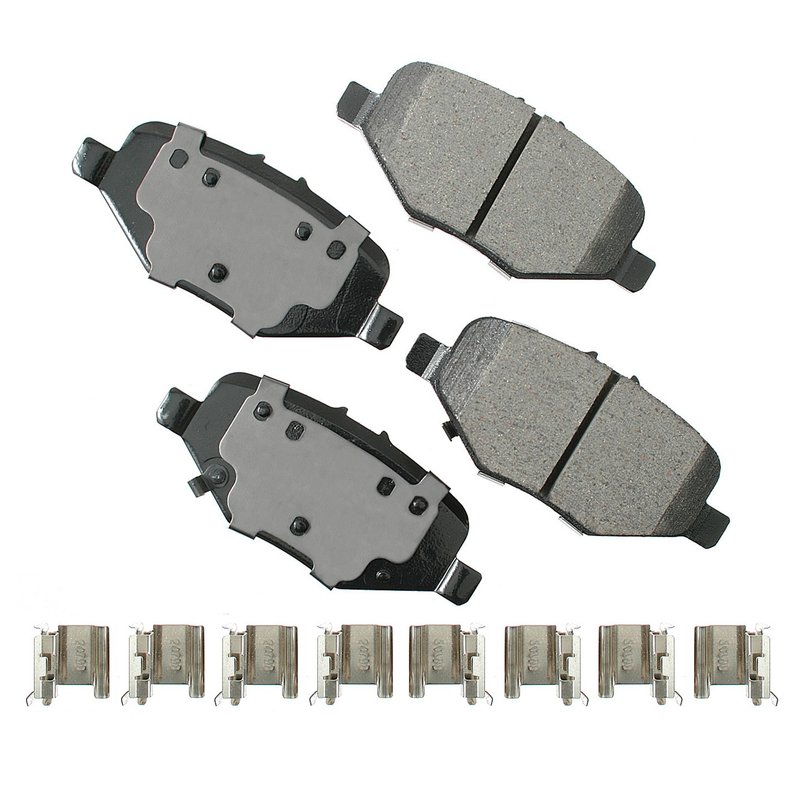 Akebono ACT1612 Disc Brake Pad Set - Rear
