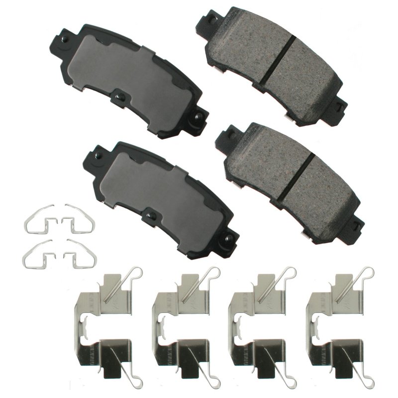 Akebono ACT1624 Disc Brake Pad Set - Rear