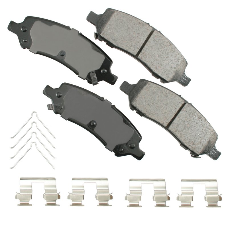 Akebono ACT1647 Disc Brake Pad Set - Rear
