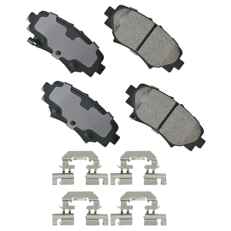 Akebono ACT1729 Disc Brake Pad Set - Rear