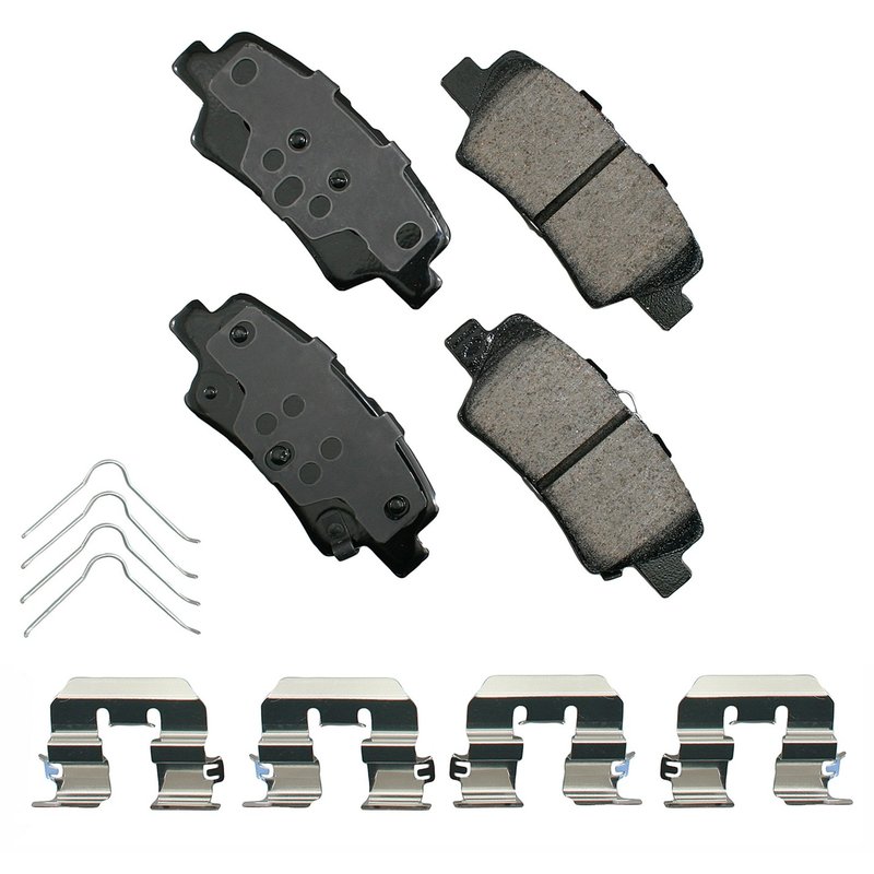 Akebono ACT1812 Disc Brake Pad Set - Rear
