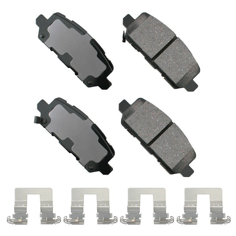 Akebono ACT1841 Disc Brake Pad Set - Rear