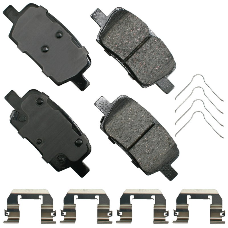 Akebono ACT1914 Disc Brake Pad Set - Rear
