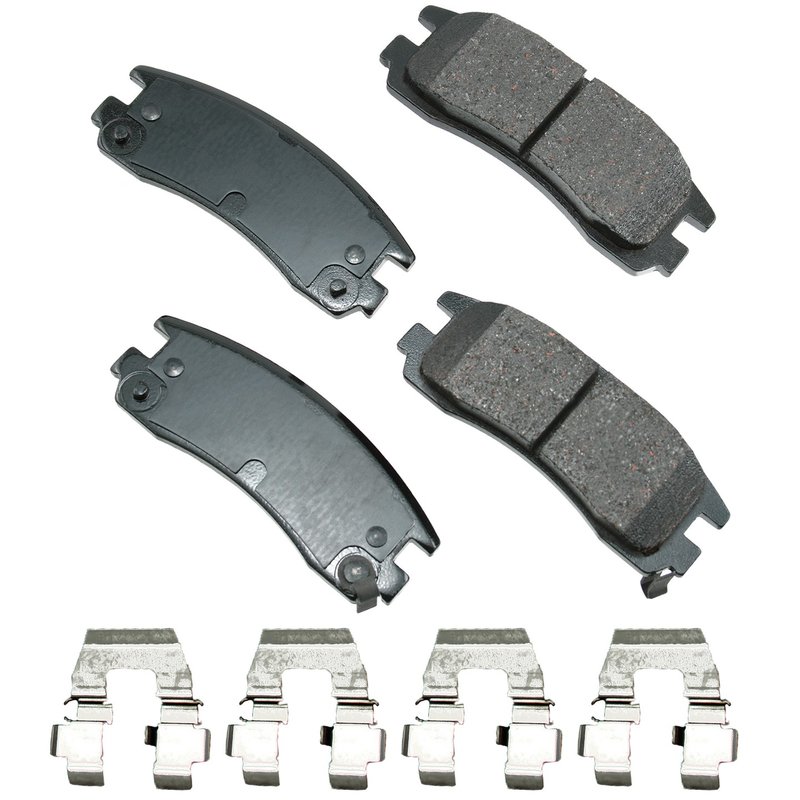 Akebono ACT814 Disc Brake Pad Set - Rear