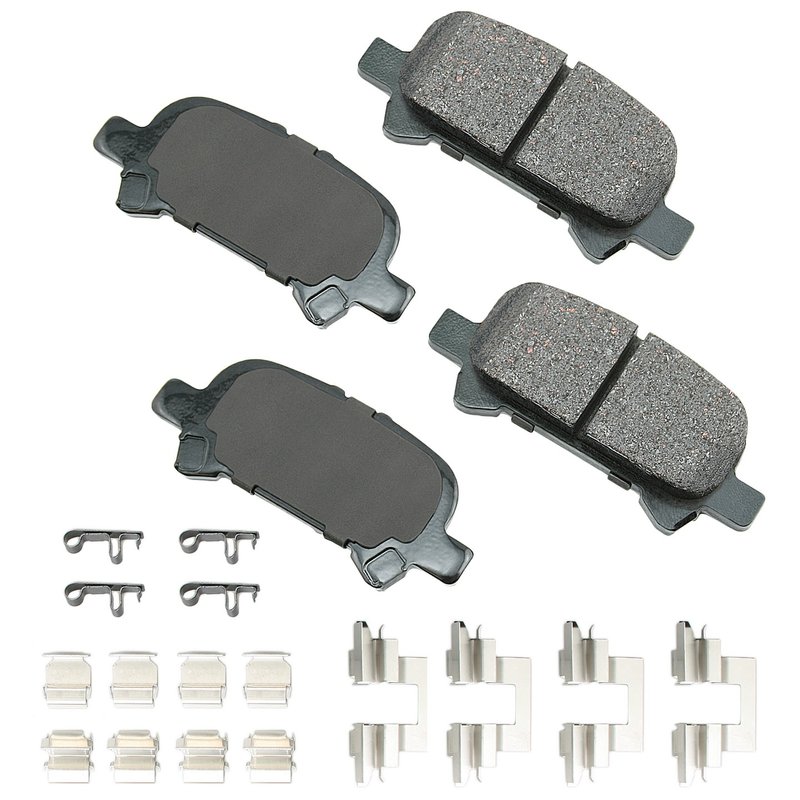 Akebono ACT828A Disc Brake Pad Set - Rear