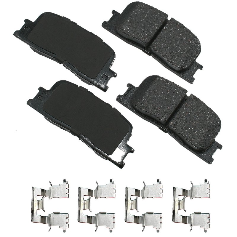 Akebono ACT885 Disc Brake Pad Set - Rear