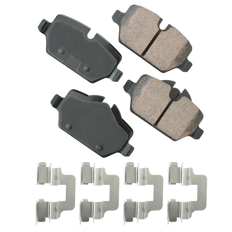 Akebono EUR1554 Disc Brake Pad Set - Rear