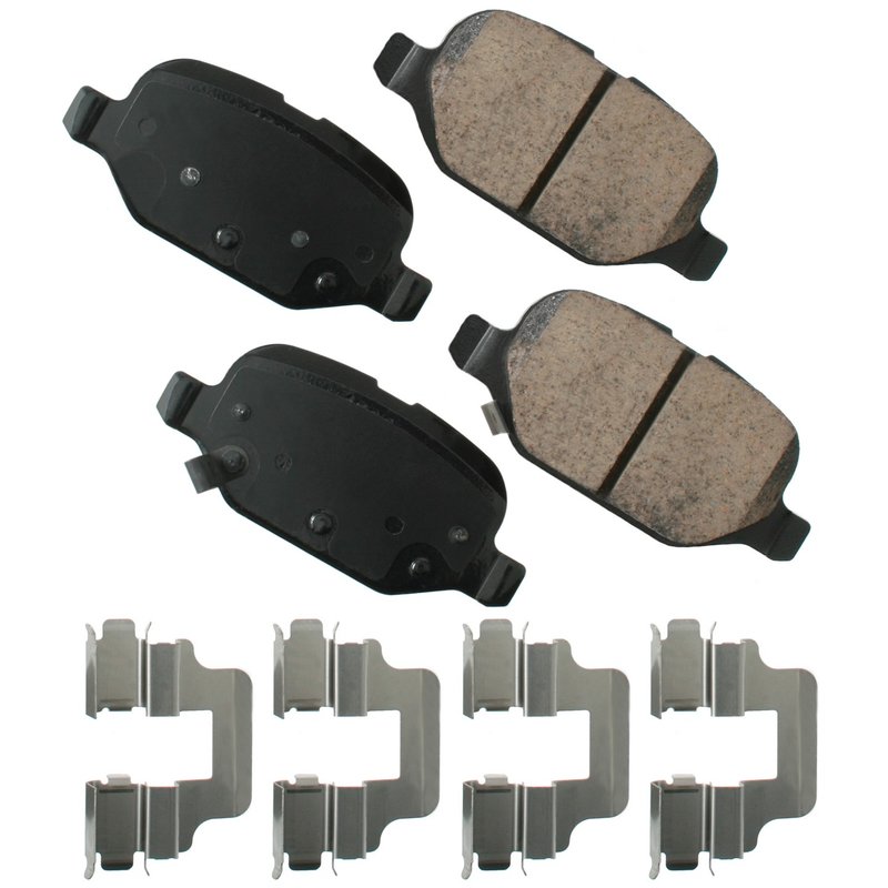Akebono EUR1569 Disc Brake Pad Set - Rear