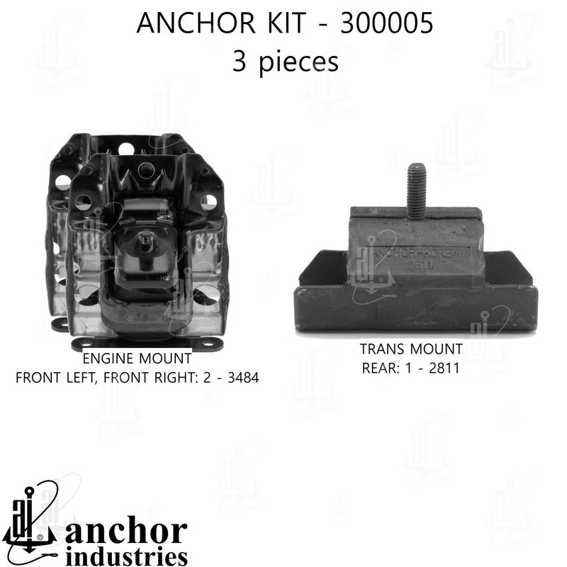 Anchor 300005 Engine Mount Kit
