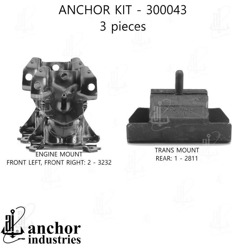 Anchor 300043 Engine Mount Kit