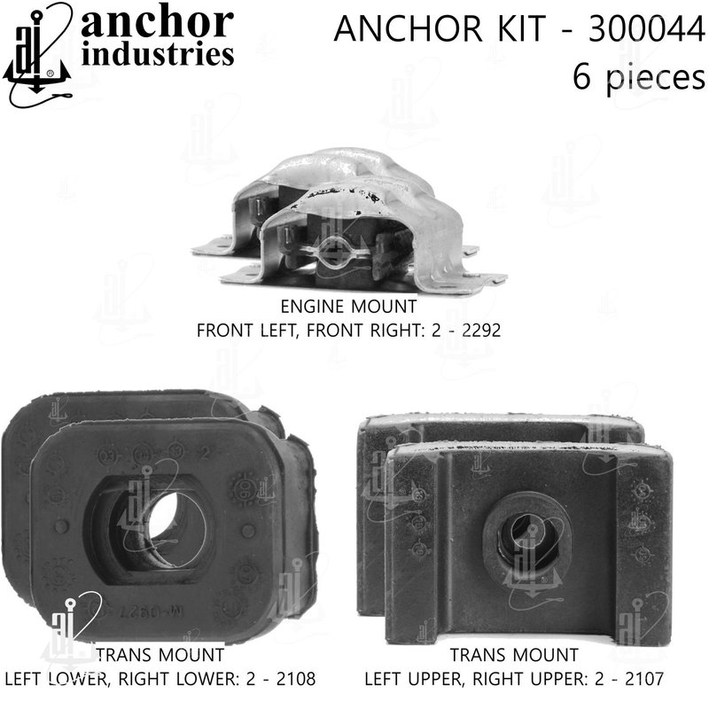 Anchor 300044 Engine Mount Kit