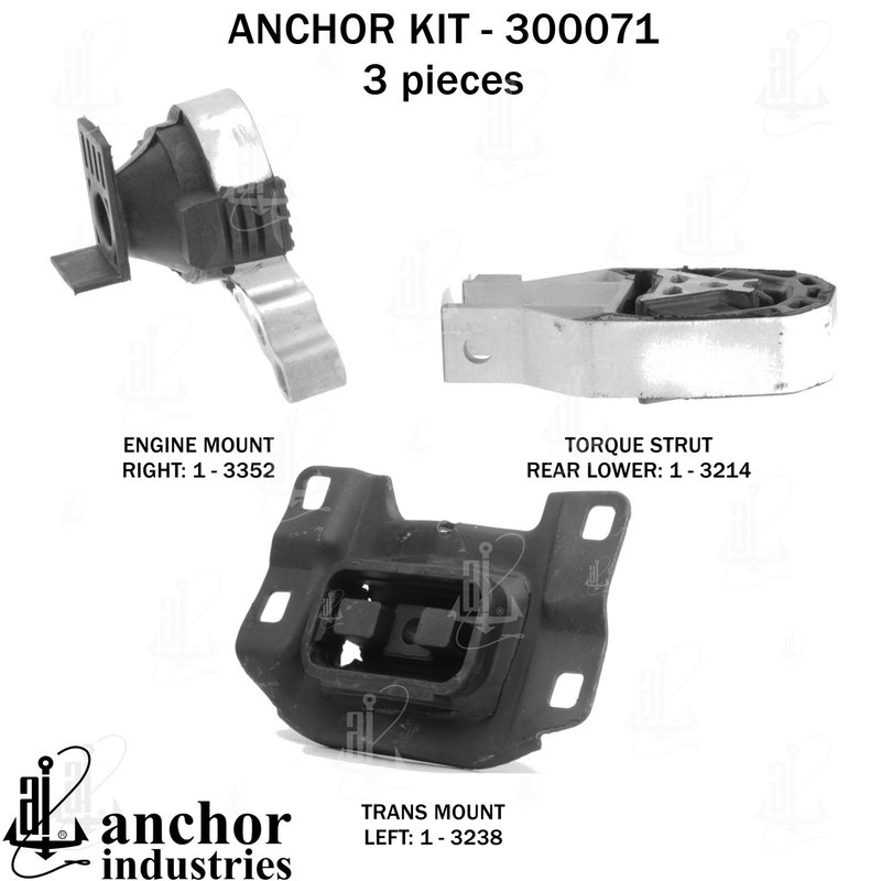 Anchor 300071 Engine Mount Kit