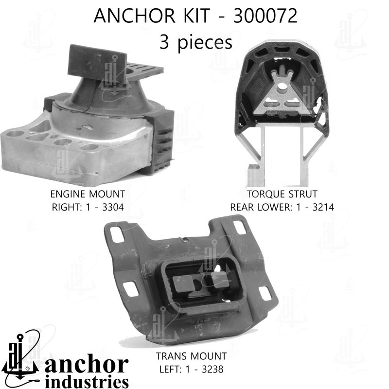 Anchor 300072 Engine Mount Kit