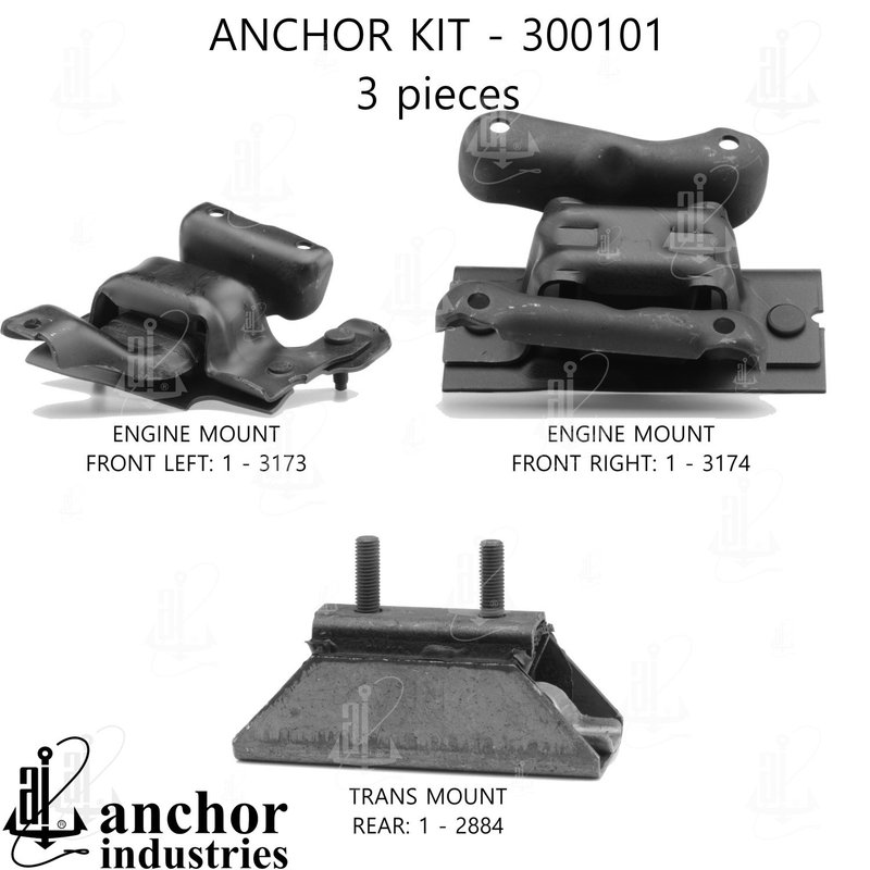 Anchor 300101 Engine Mount Kit