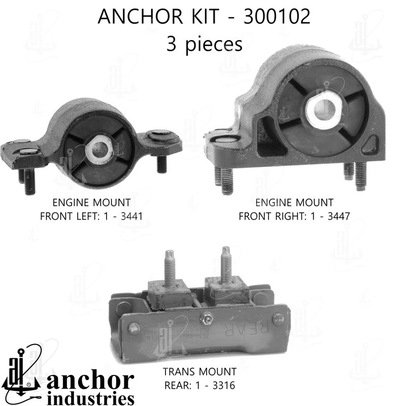 Anchor 300102 Engine Mount Kit