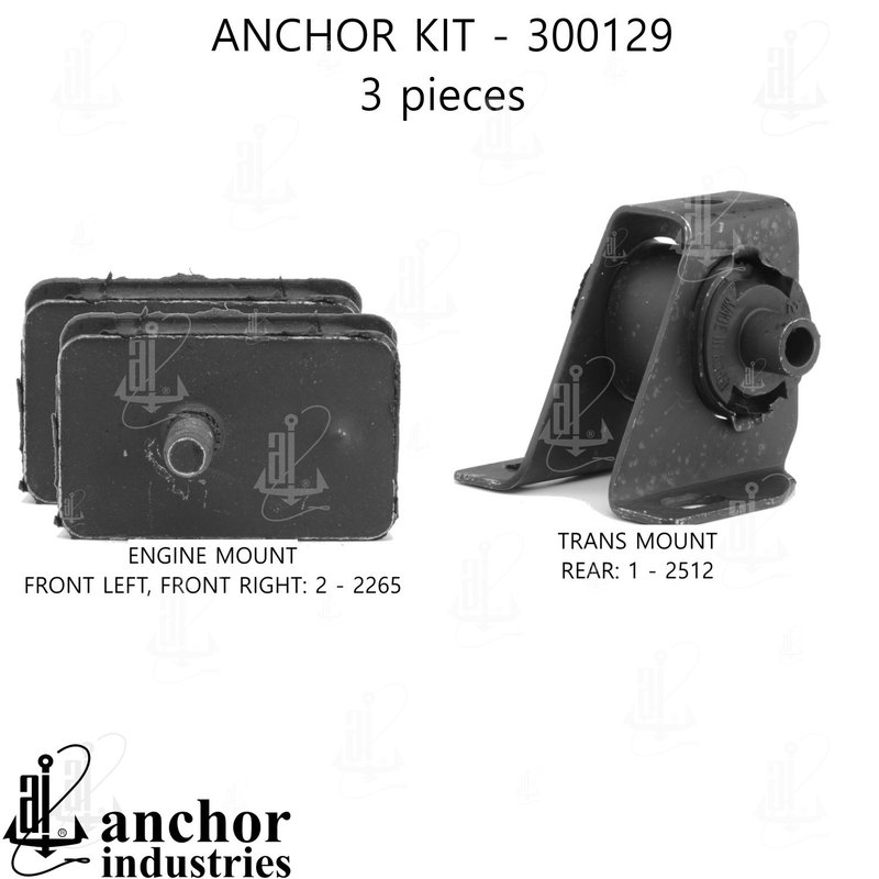 Anchor 300129 Engine Mount Kit