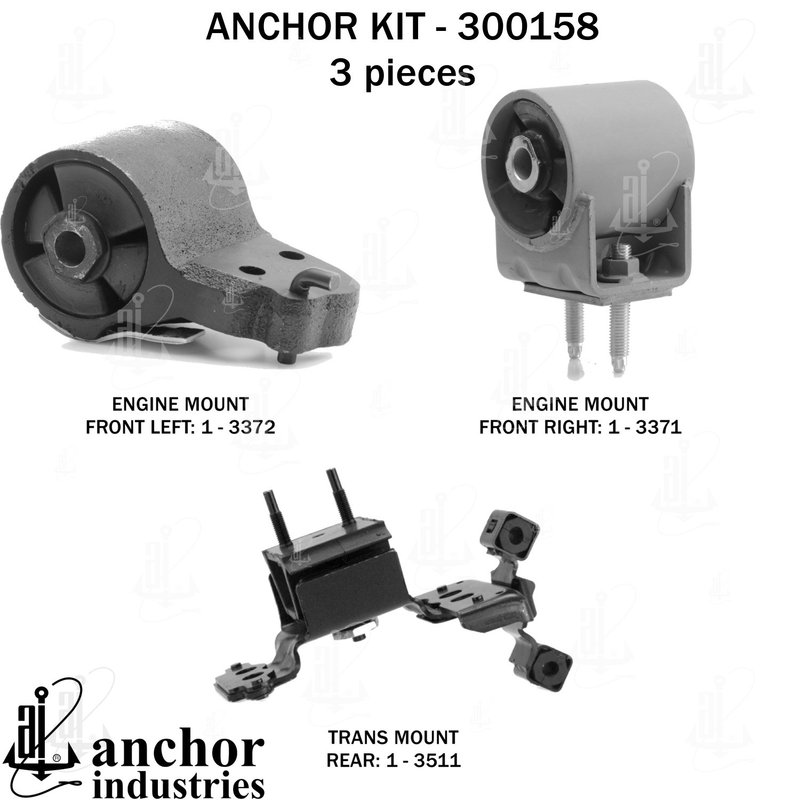 Anchor 300158 Engine Mount Kit