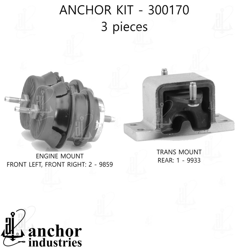 Anchor 300170 Engine Mount Kit