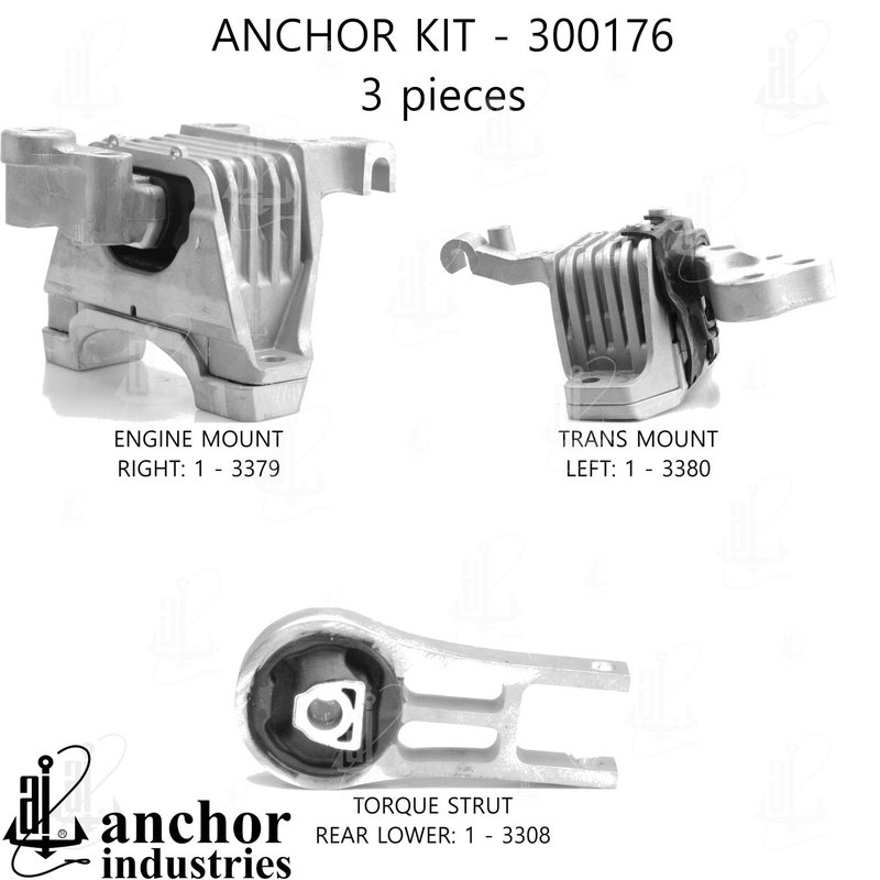 Anchor 300176 Engine Mount Kit