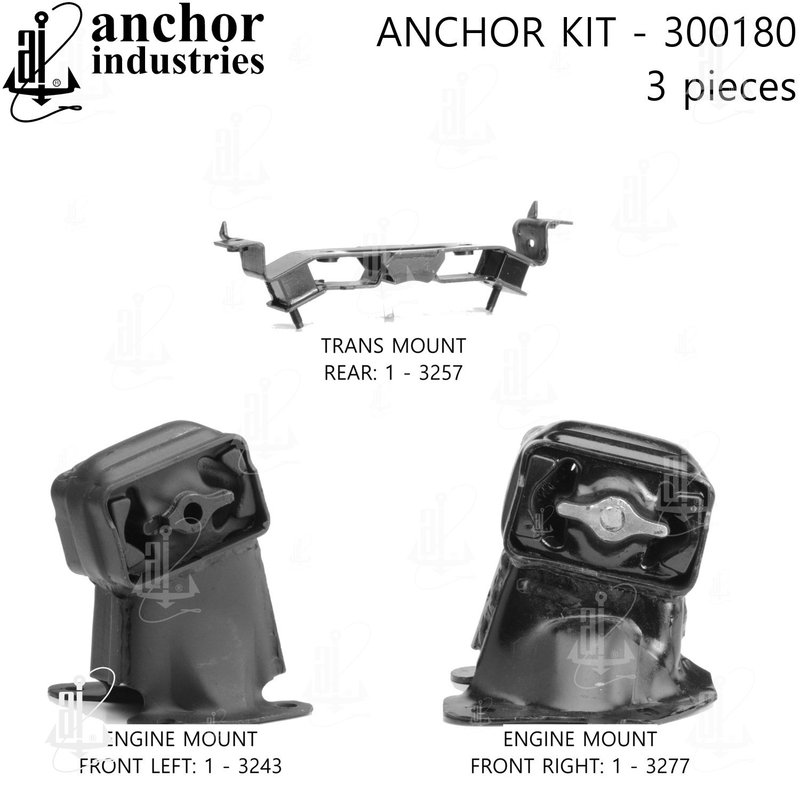 Anchor 300180 Engine Mount Kit