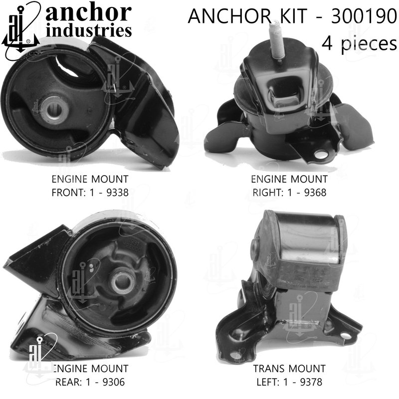 Anchor 300190 Engine Mount Kit