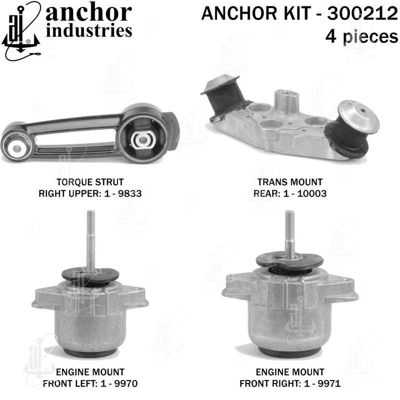 Anchor 300212 Engine Mount Kit