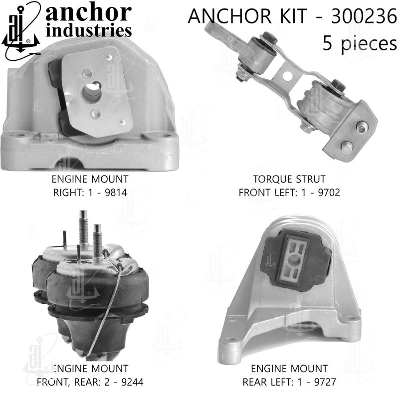 Anchor 300236 Engine Mount Kit