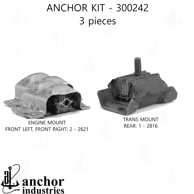 Anchor 300242 Engine Mount Kit