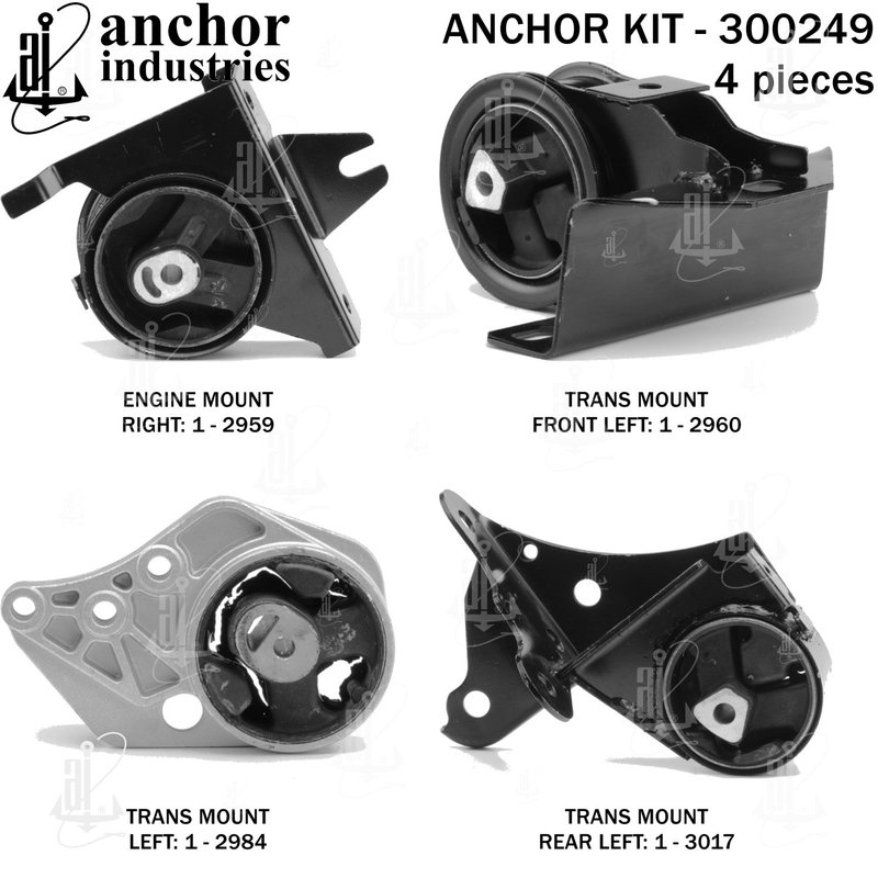Anchor 300249 Engine Mount Kit