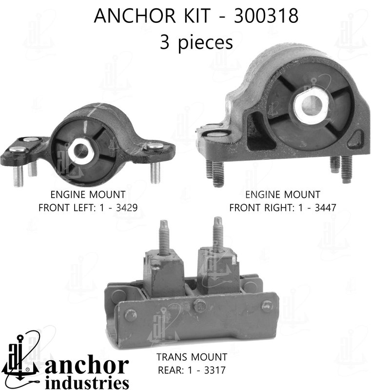 Anchor 300318 Engine Mount Kit