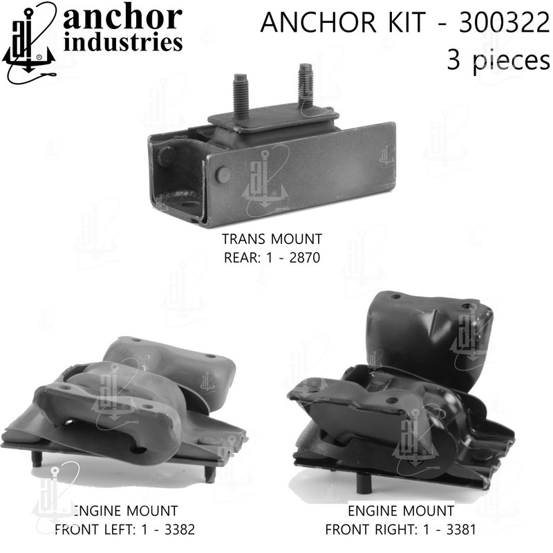 Anchor 300322 Engine Mount Kit