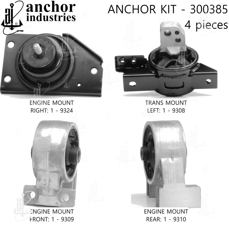 Anchor 300385 Engine Mount Kit