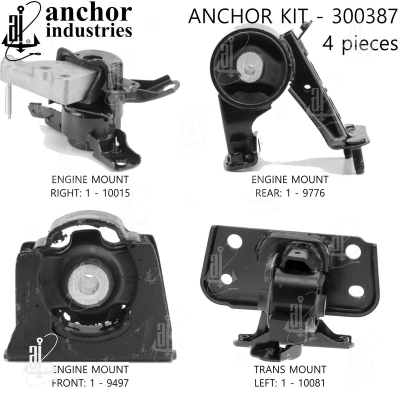 Anchor 300387 Engine Mount Kit