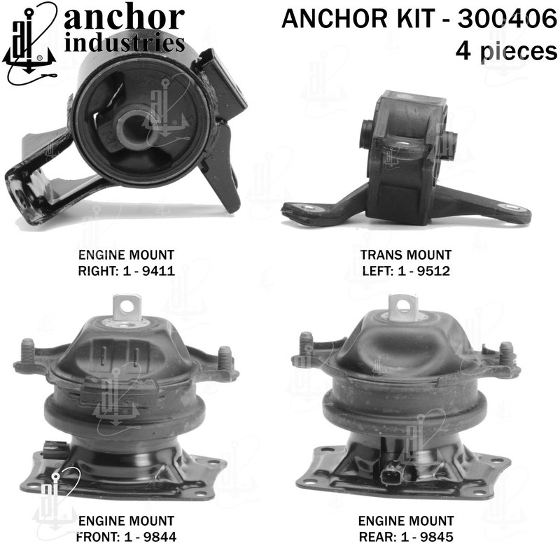 Anchor 300406 Engine Mount Kit