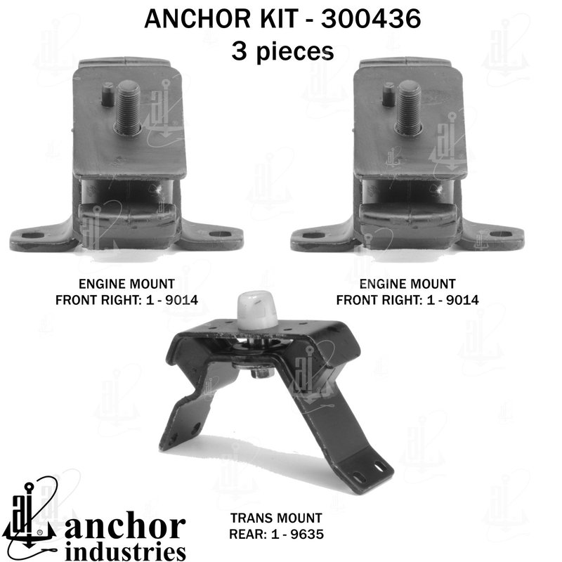 Anchor 300436 Engine Mount Kit