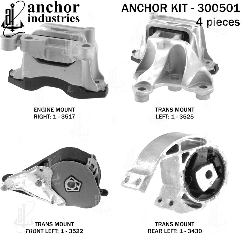 Anchor 300501 Engine Mount Kit