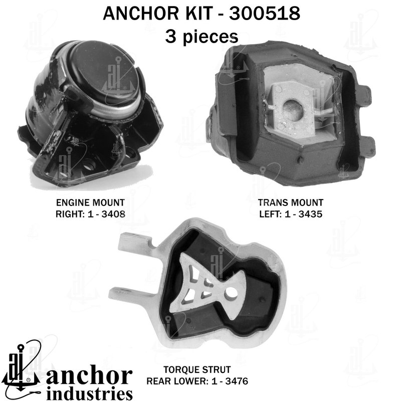 Anchor 300518 Engine Mount Kit