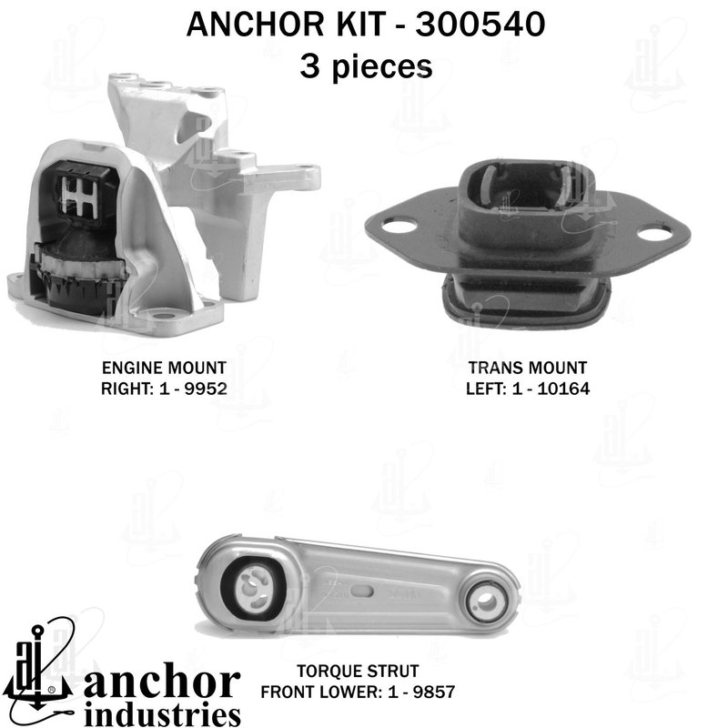 Anchor 300540 Engine Mount Kit