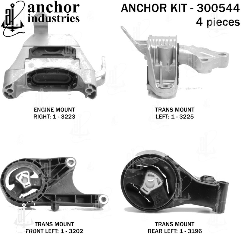 Anchor 300544 Engine Mount Kit