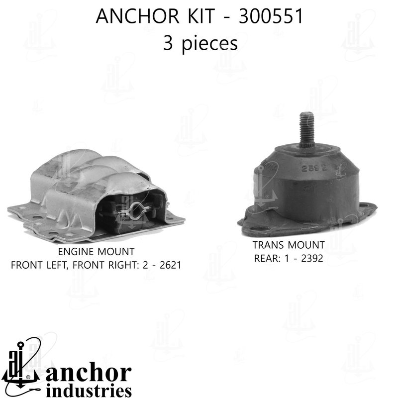 Anchor 300551 Engine Mount Kit