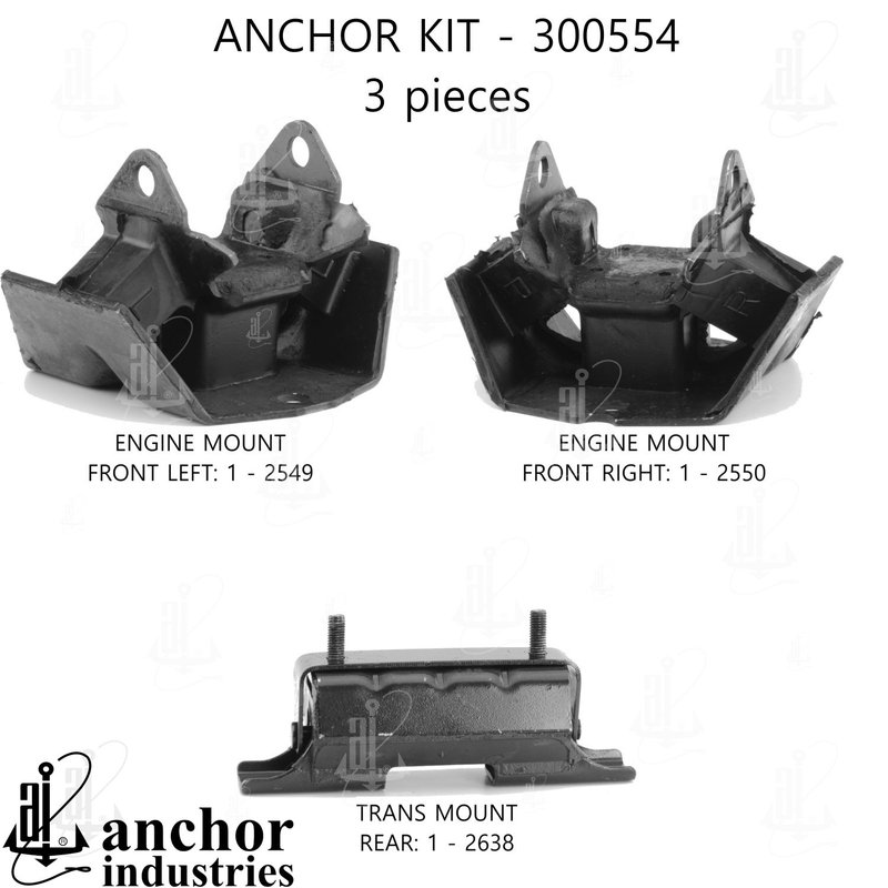 Anchor 300554 Engine Mount Kit