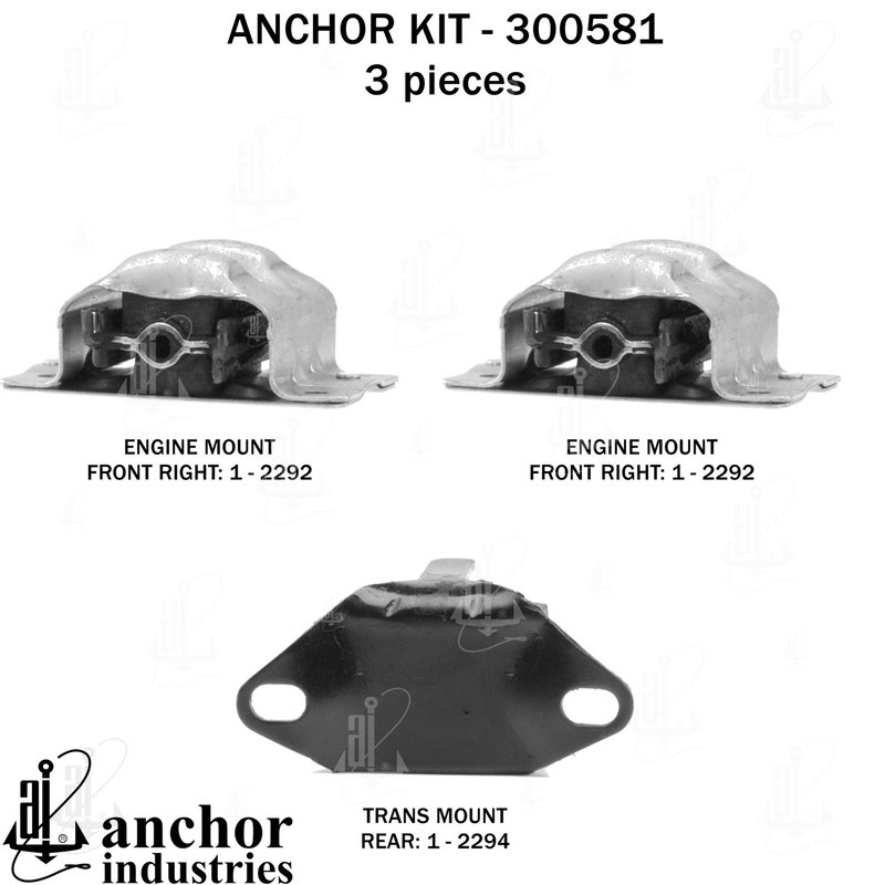 Anchor 300581 Engine Mount Kit