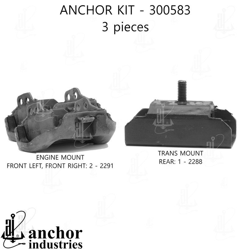 Anchor 300583 Engine Mount Kit