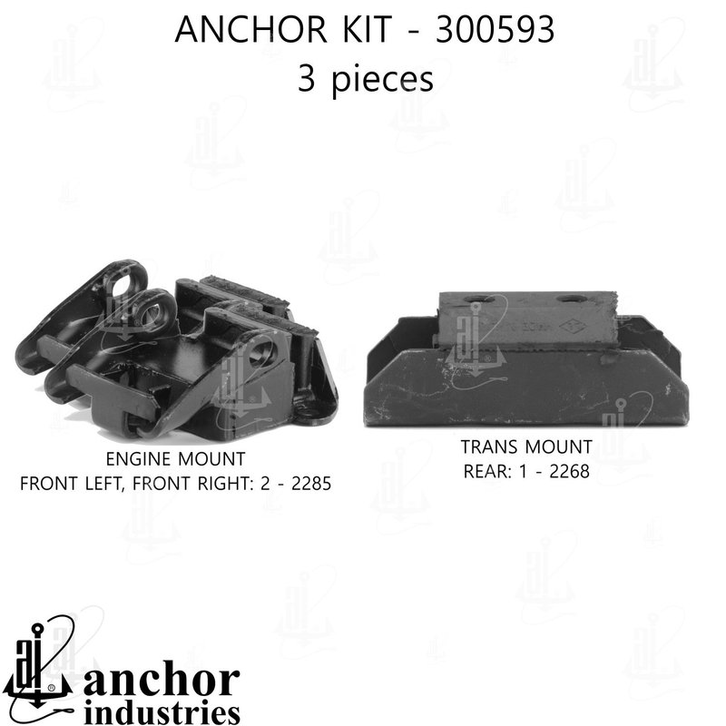 Anchor 300593 Engine Mount Kit