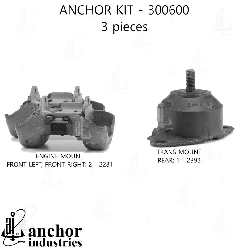 Anchor 300600 Engine Mount Kit