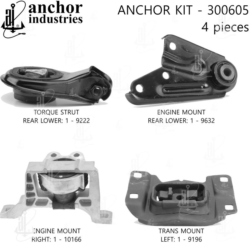 Anchor 300605 Engine Mount Kit