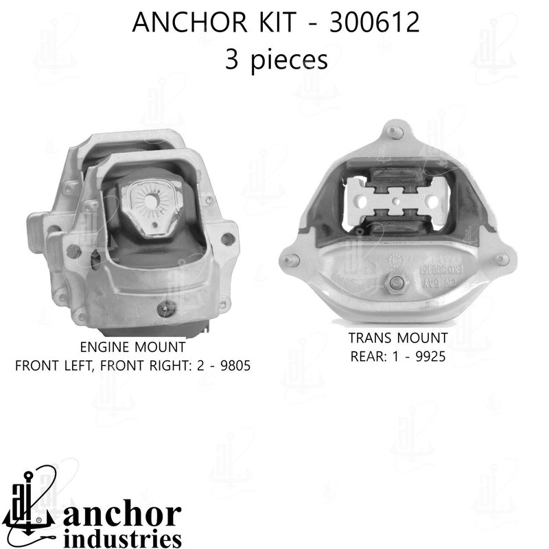 Anchor 300612 Engine Mount Kit