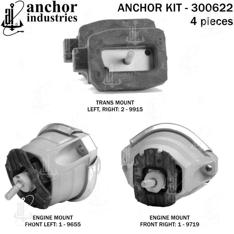 Anchor 300622 Engine Mount Kit