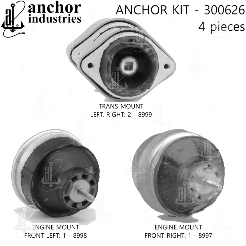 Anchor 300626 Engine Mount Kit